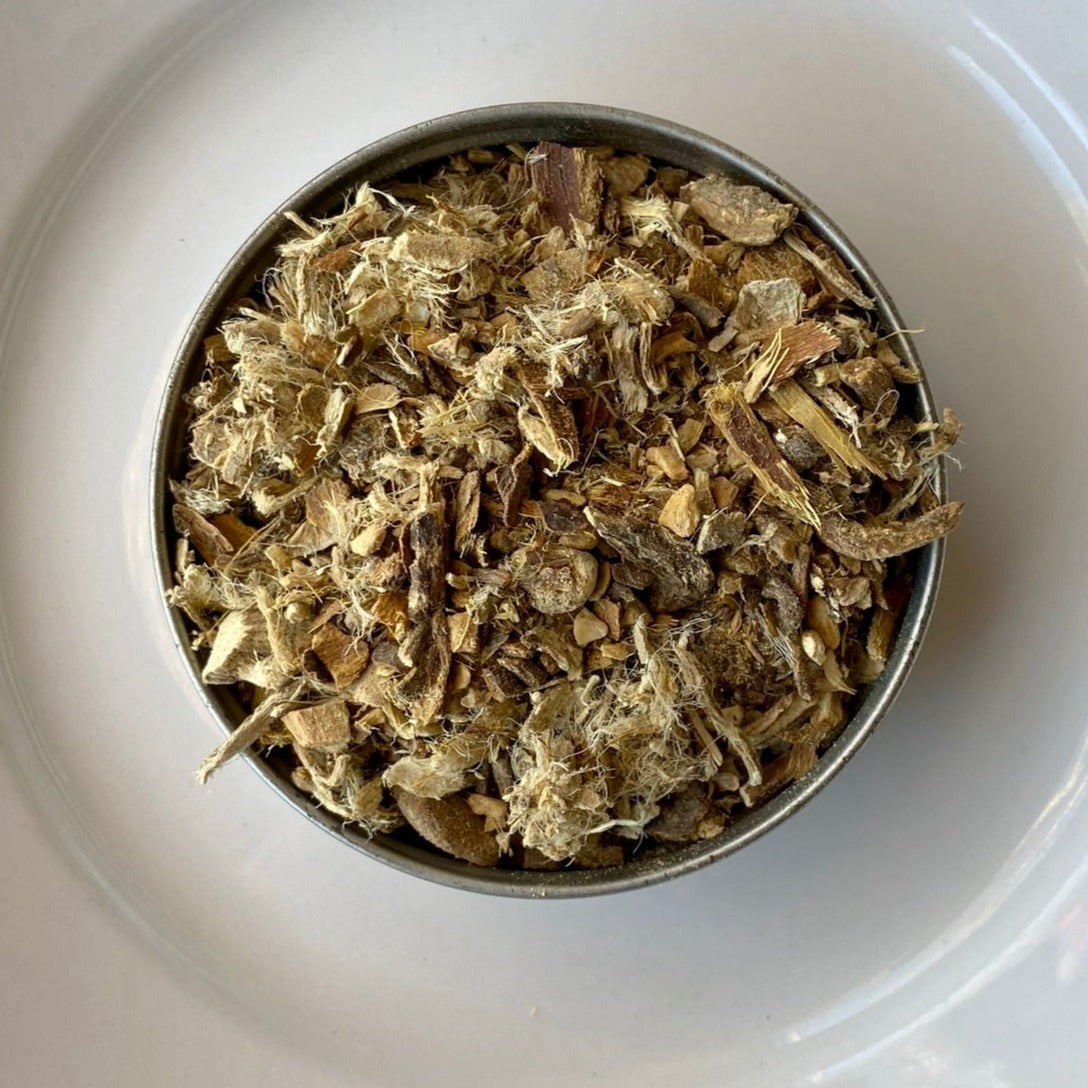 Regulari-Tea blend for natural digestion support and relief from discomfort.