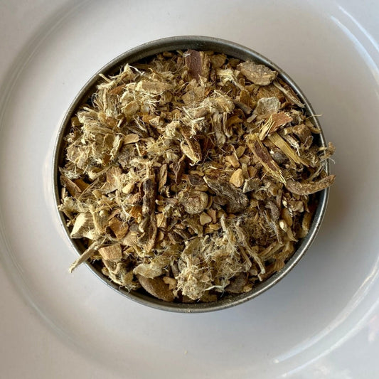 Regulari-Tea blend for natural digestion support and relief from discomfort.